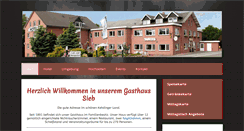 Desktop Screenshot of gaestehaus-sieb.de